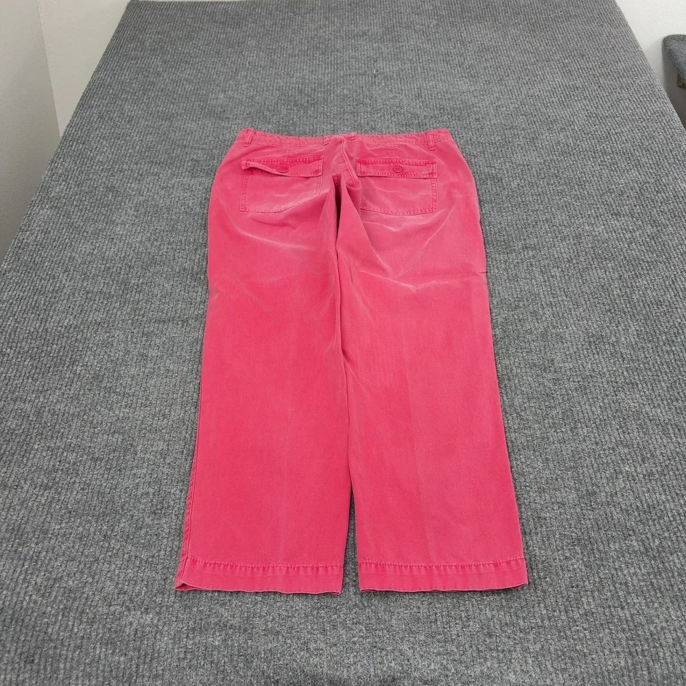 J Crew Pants Womens 10 Pink Cotton Favorite Fit Utility Chino Casual Preppy